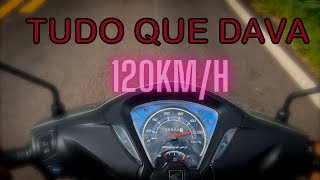 ACELERANDO TUDO NA NOVA BIZ 110I 2024  TOP SPEED [upl. by Eivod]