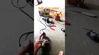 Self start motor three horsepower testing YouNickViral shorts trending [upl. by Suoinuj]