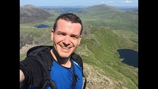 Crib Goch Snowdon  Complete Route [upl. by Atwekk]