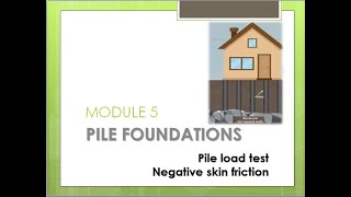 Geotechnical Engineering II KTU SyllabusModule 5 Pile foundations [upl. by Travers689]