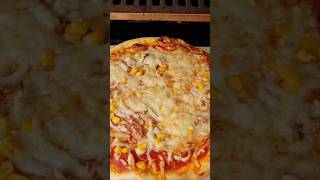 Selfmade Pizza Gasgrill pizza gasgrill pizzastein selfmade food shorts youtubeshorts foodie [upl. by Ulrika490]