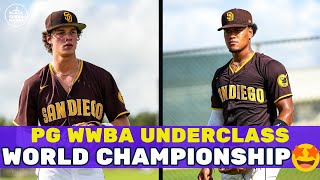 SAN DIEGO PADRES SCOUT TEAM BACK IN ACTION  PG WWBA UNDERCLASS CHAMPIONSHIP [upl. by Sands]