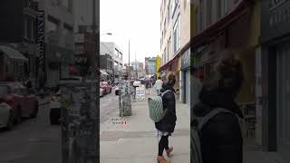 Along Baldwin St 🇨🇦 downtowntoronto downtown toronto shorts [upl. by Nysilla]