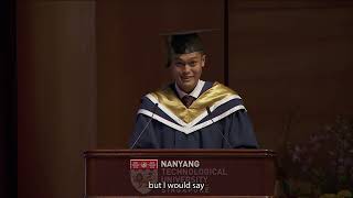 NTU Convocation 2024 – Valedictorian Speech [upl. by Idnis]