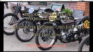 Brooklands Motorcycle Day 3rd July 2016 [upl. by Valerle319]