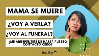 La complejidad de lidiar con la muerte de mama narcisista con contacto cero [upl. by Cally]