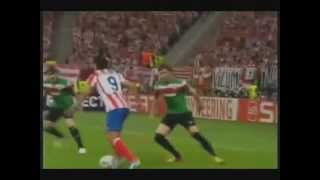 Gol de Radamel Falcao Atletico de Madrid vs Athletic de Bilbao 1wmv [upl. by Sewell]