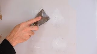 How to Fix Small Holes  Drywall Repair [upl. by Bourque]