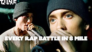 Every Rap Battle in 8 Mile 2002  TUNE [upl. by Ynafit517]