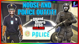 NEW GTA 5 ONLINE HOW TO GET THE NOOSE AND POLICE OUTFITS Cop Outfit Rare SWAT Outfit [upl. by Silda677]