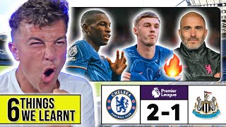 6 THINGS WE LEARNT FROM CHELSEA 21 NEWCASTLE 🏆 [upl. by Meenen]