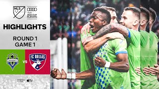 HIGHLIGHTS Seattle Sounders FC vs FC Dallas  October 30 2023 [upl. by Eillah]