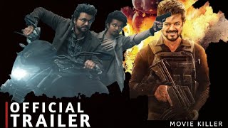 THE GOAT  The Greatest Of All Time  Official Trailer  Thalapathi Vijay  Prabhu Deva  Trisha [upl. by Elaina]