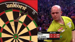 Highlights Final Ladbrokes World Darts Championship 2014 Michael van Gerwen v Peter Wright [upl. by Buckingham392]