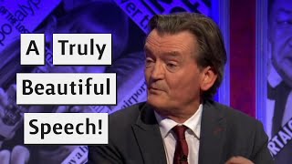 Feargal Sharkeys Beautiful Speech About Peace For People In IsraelPalestine [upl. by Dedie]