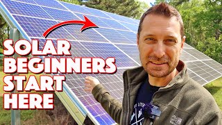 Want To DIY Solar For Your Home Start HERE [upl. by Johnnie]