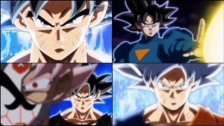 Every Ultra Instinct Transformation scene in Dragon Ball Heroes [upl. by Citron]