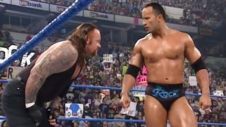 The Rock amp The Undertaker Vs Kurt Angle Edge amp Christian Part 1  SMACKDOWN [upl. by Enohsal221]