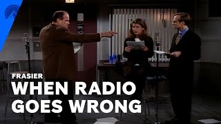 Frasier  Frasiers Radio Drama Goes Awry S4 E18  Paramount [upl. by Arbmik]