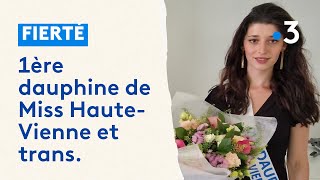 Fierté Lara 1ère dauphine et femme transgenre en HauteVienne [upl. by Oralie102]