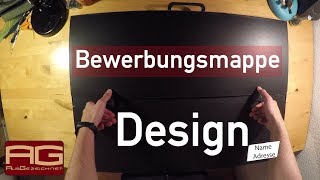 Mappe für Kunst  DesignStudium anfertigen  Beispielmappe  Bewerbungsmappe [upl. by Drahnreb]