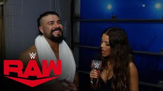 What is Andrade’s relationship with Dominik Mysterio Raw exclusive March 25 2024 [upl. by Hayyim]