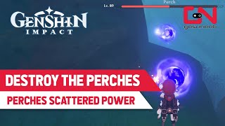 Genshin Impact Search for the Perches Scattered Power  Destroy the Perches 33 [upl. by Inihor360]