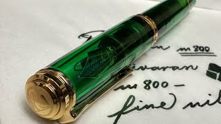 Pelikan M800 2023 Green Demonstrator Quick Look Full Review Coming Up [upl. by Ehcsrop769]