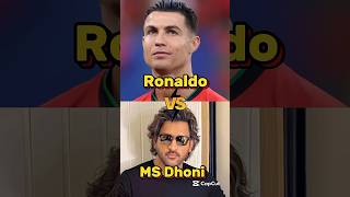 Ronaldo vs MS Dhoni shorts ronaldo msdhoni [upl. by Craven]