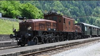 Krokodil am Gotthard Sommer 2013  Zugtrainfarttrain [upl. by Gildus]