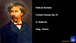 Pablo de Sarasate Carmen Fantasy Op 25 II Moderato [upl. by Gaspard]