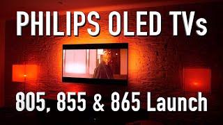 Philips launch 805 855 and 865 OLED TVs will they guarantee against OLED burnin [upl. by Nauqet]