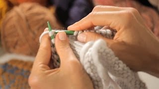 How to Knit in the Round LeftHanded  Circular Knitting [upl. by Leagiba]