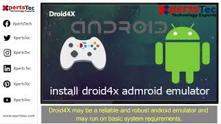 How to Install Droid4X Android Emulator on Windows PC [upl. by Anewor]