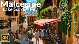 Malcesine Lake Garda Italy  4K Walking Tour 2022 Ultra HD 60fps [upl. by Ttayh]