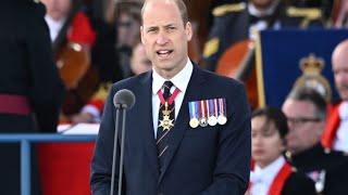 Prince William reads from DDay Veterans Diary in Emotional Speech at Portsmouth DDay event [upl. by Plotkin]