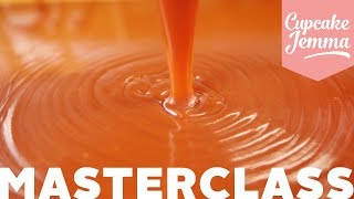 Caramel Masterclass with Caramel Recipes 3 Ways  Cupcake Jemma [upl. by Mcmillan]