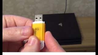 PS4 Pro  How to Save Game Data onto USB Drive [upl. by Arol]