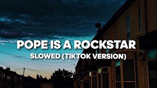 Pope is a rockstar  SALES tiktok version Go little rockstar [upl. by Leinaj]