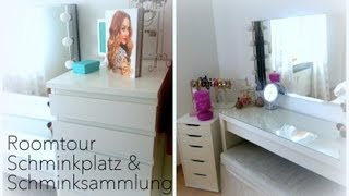 Roomtour ♡ Schminkplatz amp Schminksammlung [upl. by Fraze]