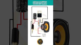 এমপ্লিফায়ার এর সার্কিট তৈরি করুন CTC 1351 Transistor দিয়ে। amplifier [upl. by Haelam]