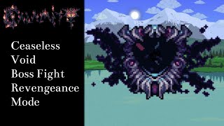 Terraria Calamity  Ceaseless Void Boss Fight  Revengeance Mode [upl. by Manda]