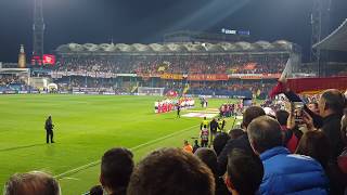 Montenegro vs England national anthems [upl. by Lyred]