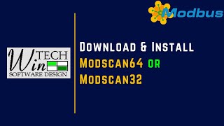 How to Download and Install Modscan Software  Modscan64  Modscan32  Modbus Tools  WinTech [upl. by Gelasias255]