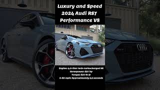 Audi RS7 Performance V8 Quick Glimpse shorts [upl. by Amathiste]