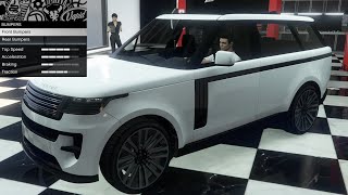 GTA 5  DLC Vehicle Customization  Gallivanter Baller STD Range Rover L460 [upl. by Estel]