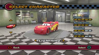 Cars GameCube  Lightning Gameplay Dolphin [upl. by Melvena]