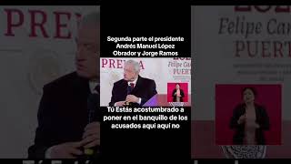 Presidente lopes obrador vs Jorge Ramos 🇲🇽💪 [upl. by Marashio]