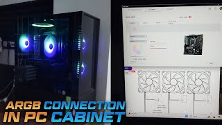 How to Sync ARGB in PC  ARGB Sync With Motherboard  Daisy Chain Connection Tutorial [upl. by Eyeleen31]