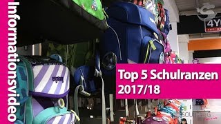 Top 5 Die besten Schulranzen der Saison 20172018 [upl. by Attenahs200]